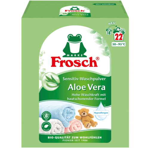 Стиральный порошок Frosch Колор Алоэ Вера, 1450 г